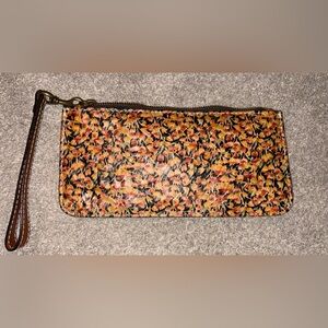 Patricia Nash Tan Leather Wallet/Clutch NWOT